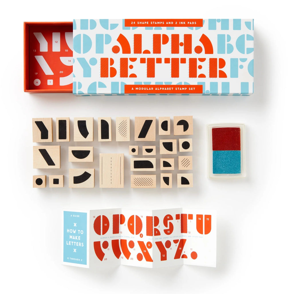 Alpha Better Stamp Set by Brass Monkey