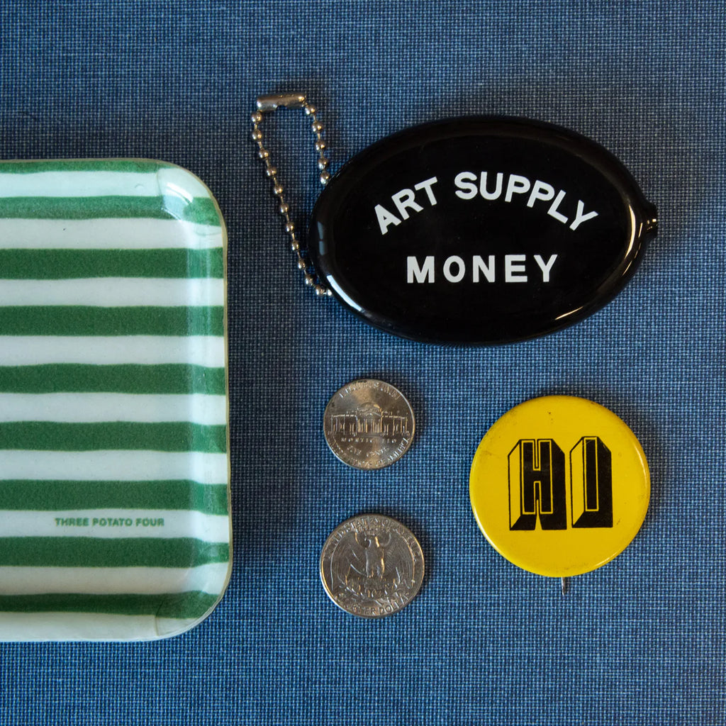 Art Supply Money Coin Pouch by Three Potato Four