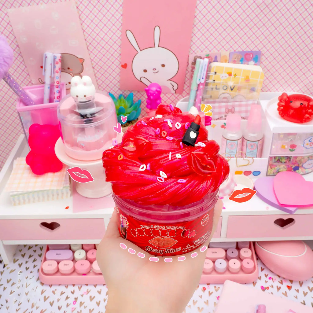 Pucker Up Glossy Slime by The Kawaii Company