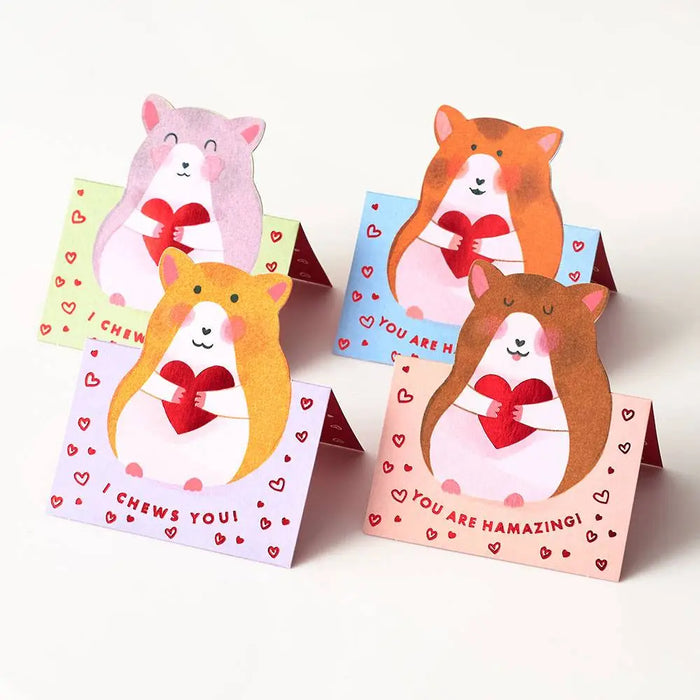 Hamster Valentine's Card Set By Paper Source