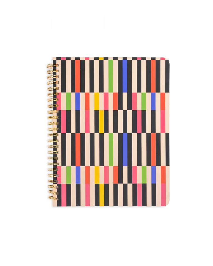 Mid Century Stripe Rough Draft Mini Notebook by ban.dō