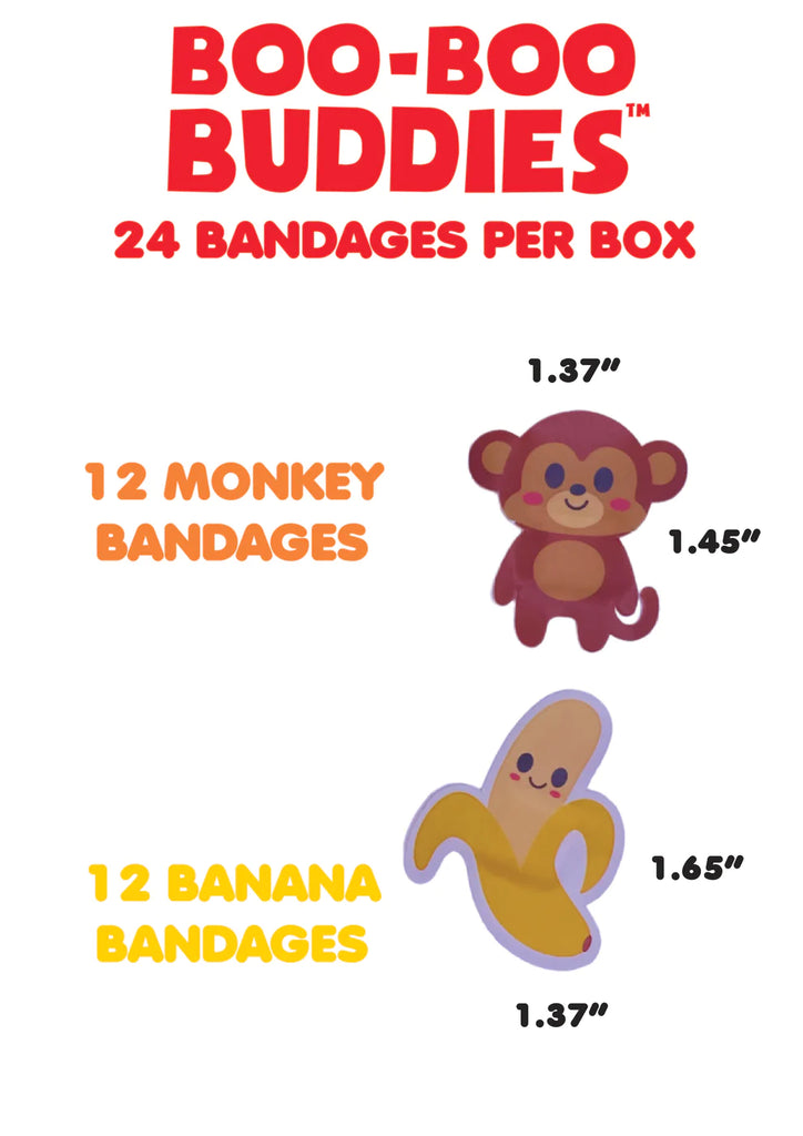 Monkey and Banana Bandages by Boo Boo Buddies