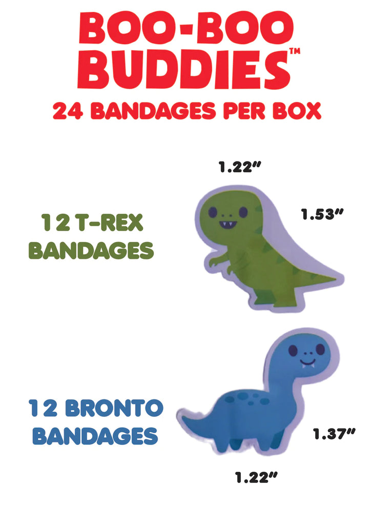 Brontosaurs and T-Rex Bandages by Boo Boo Buddies