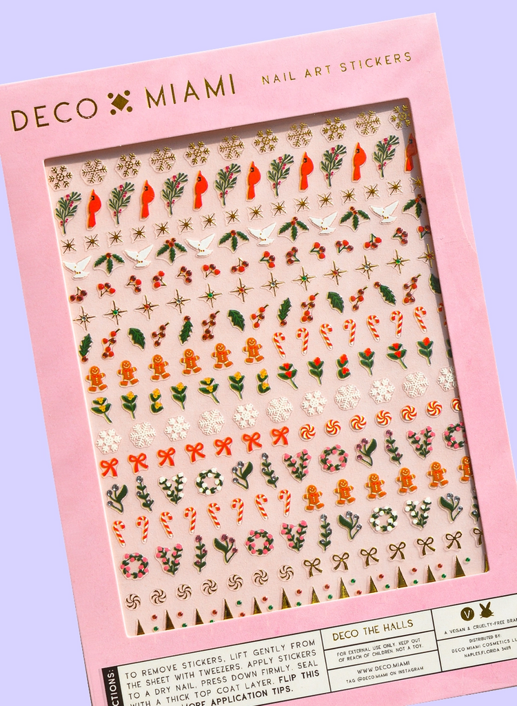 Deco The Halls Nail Art Stickers by Deco Beauty