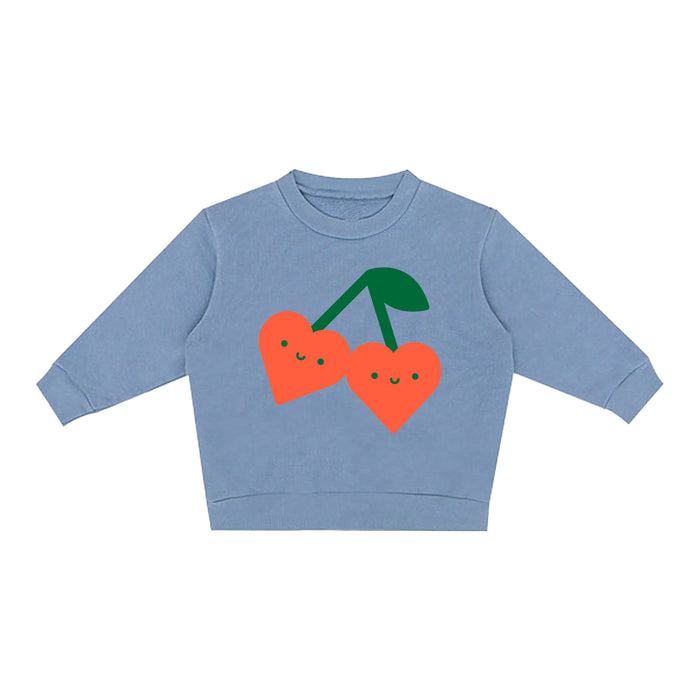 Cherry Hearts Kid Sweatshirt