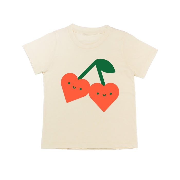 Cherry Hearts Baby + Kid + Adult Graphic Tee