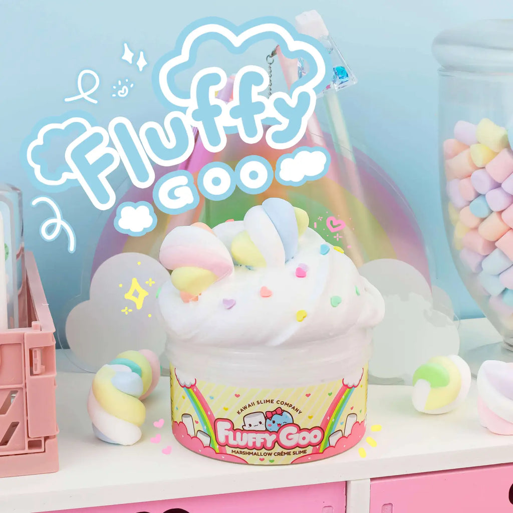 Fluffy Goo Classic Marshmallow Slime by Kawaii Slime Company