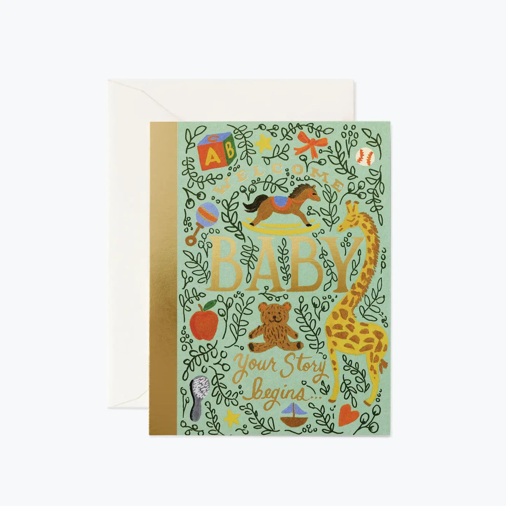 Storybook Baby Card by Rifle Paper Co.