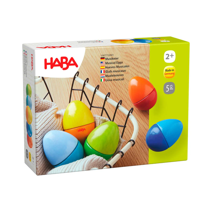 Wooden Musical Eggs by Haba