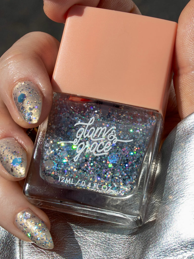 Disco Ball Nail Polish by Glam and Grace