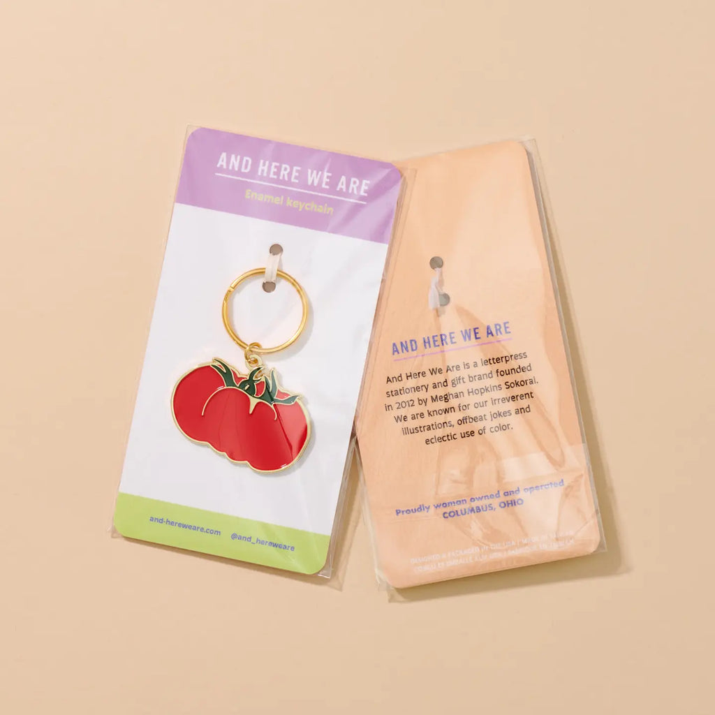 Tomato Keychain by And Here We Are