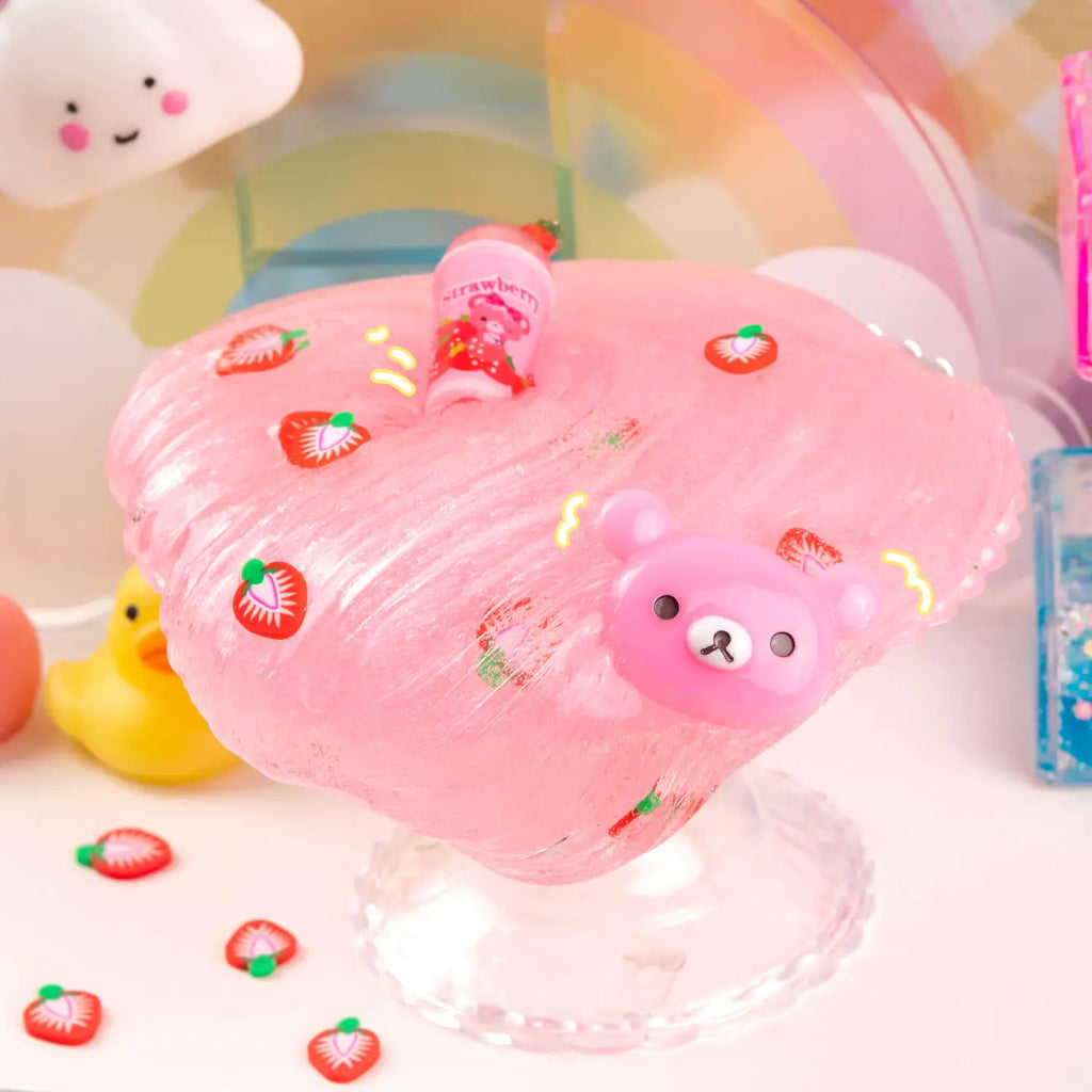 Straw-Bearry Putty Clear Slime by The Kawaii Company