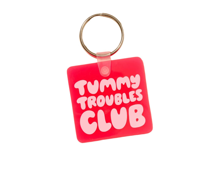 Tummy Troubles PVC Keychain by And Here We Are