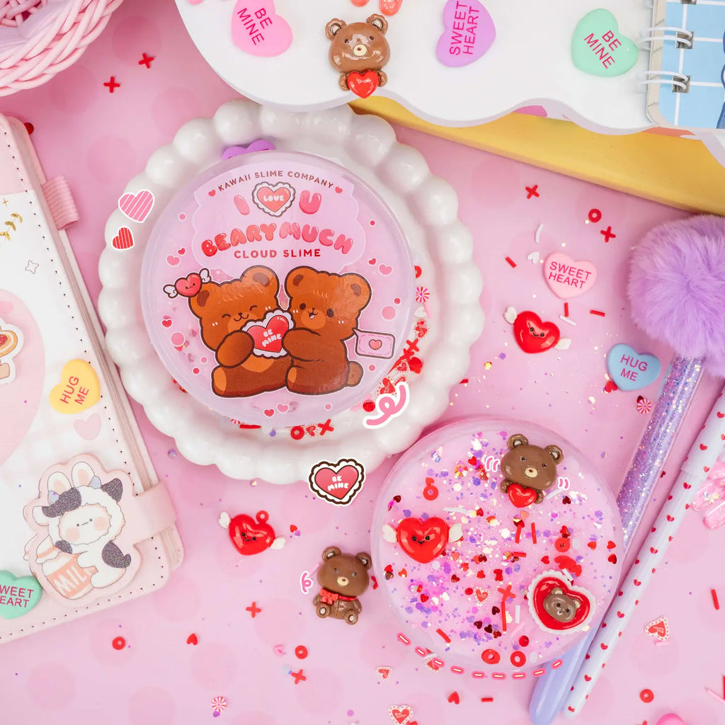 I Love You Beary Much Cloud Slime by The Kawaii Company