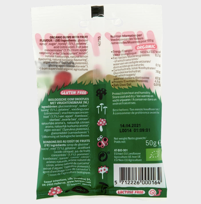 Magic Forest Organic Gummies by Hey Yum! 50 G