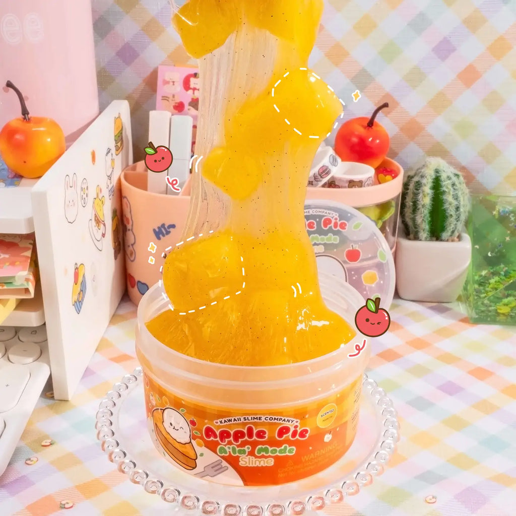 Apple Pie À La Mode Jelly Cube Slime by The Kawaii Company