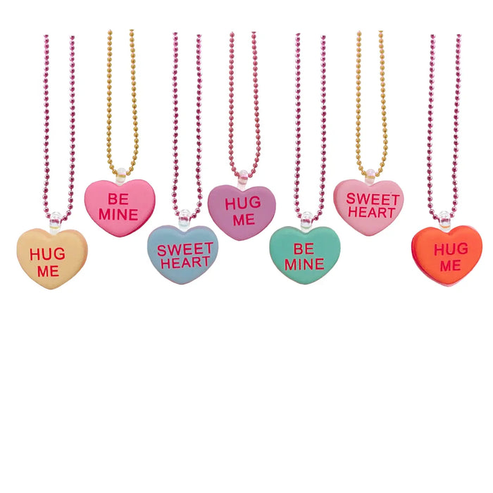 Candy Conversation Hearts Necklace by Pop Cutie