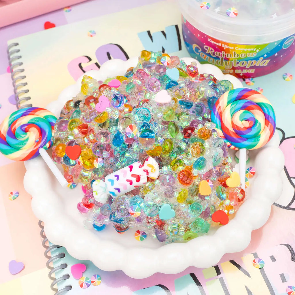 Rainbow Candytopia Crunchy Slime by The Kawaii Company