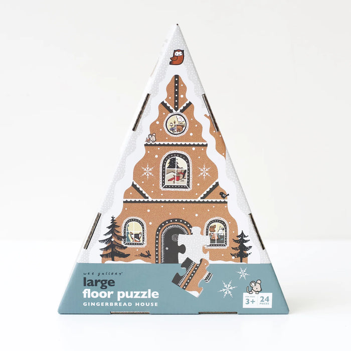 Gingerbread House Floor Puzzle by Wee Gallery