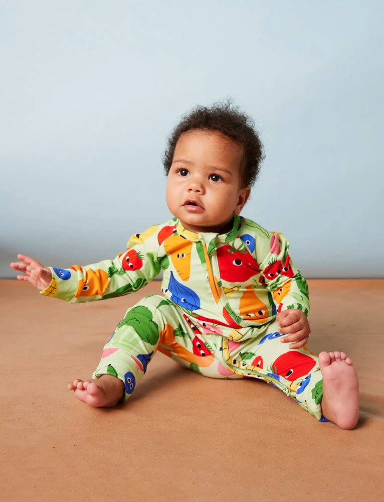 Happy Harvest Long Sleeve Romper by Halcyon Nights