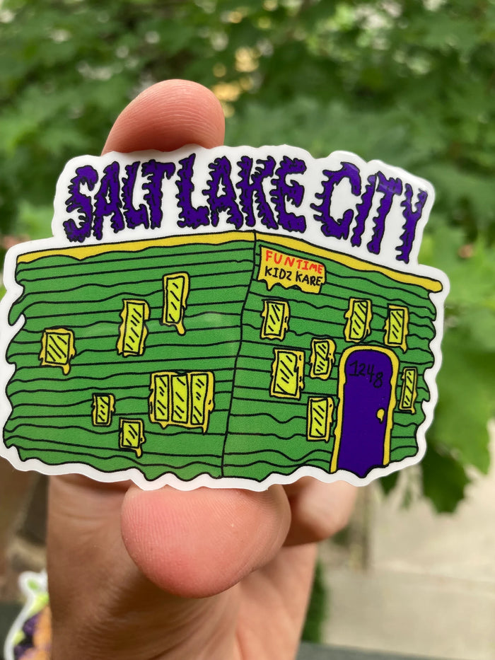 Fun Time Kids Kare - Salt Lake City Vinyl Sticker by House of Cattitude