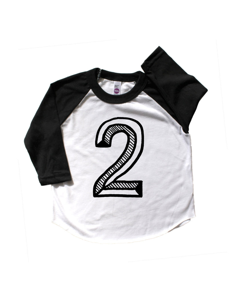 Baseball Number Tee Numbers 1-10