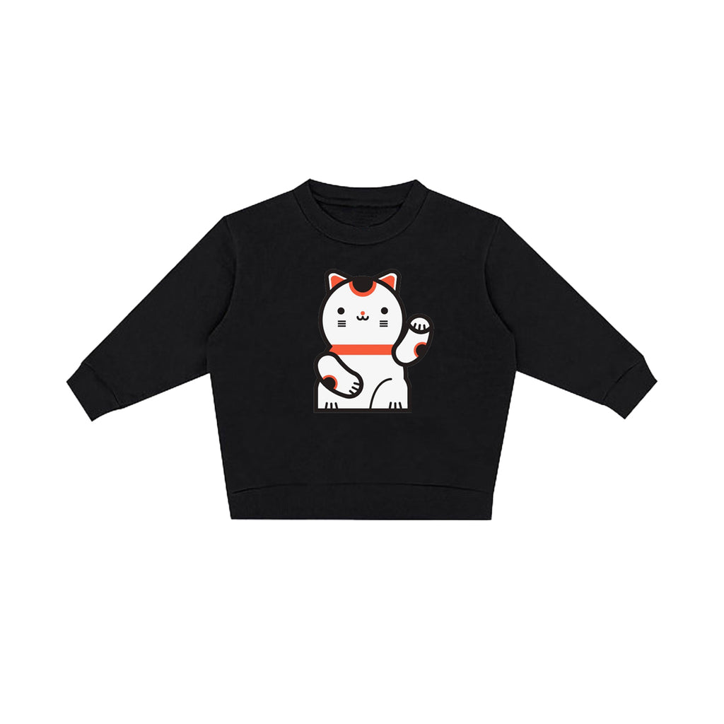 Lucky Cat Kid + Adult Sweatshirt