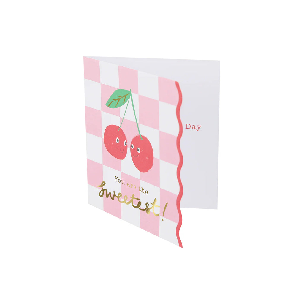 Fruit Basket Valentine's Cards and Erasers Set (x12) by Meri Meri