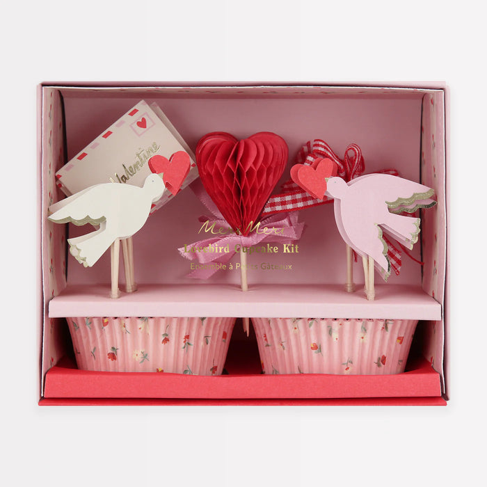 Lovebird Cupcake Kit by Meri Meri