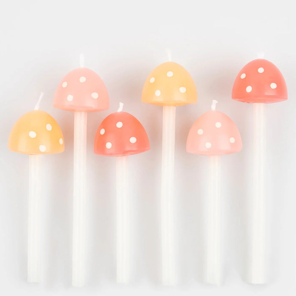 Mushroom Birthday Candles by Meri Meri