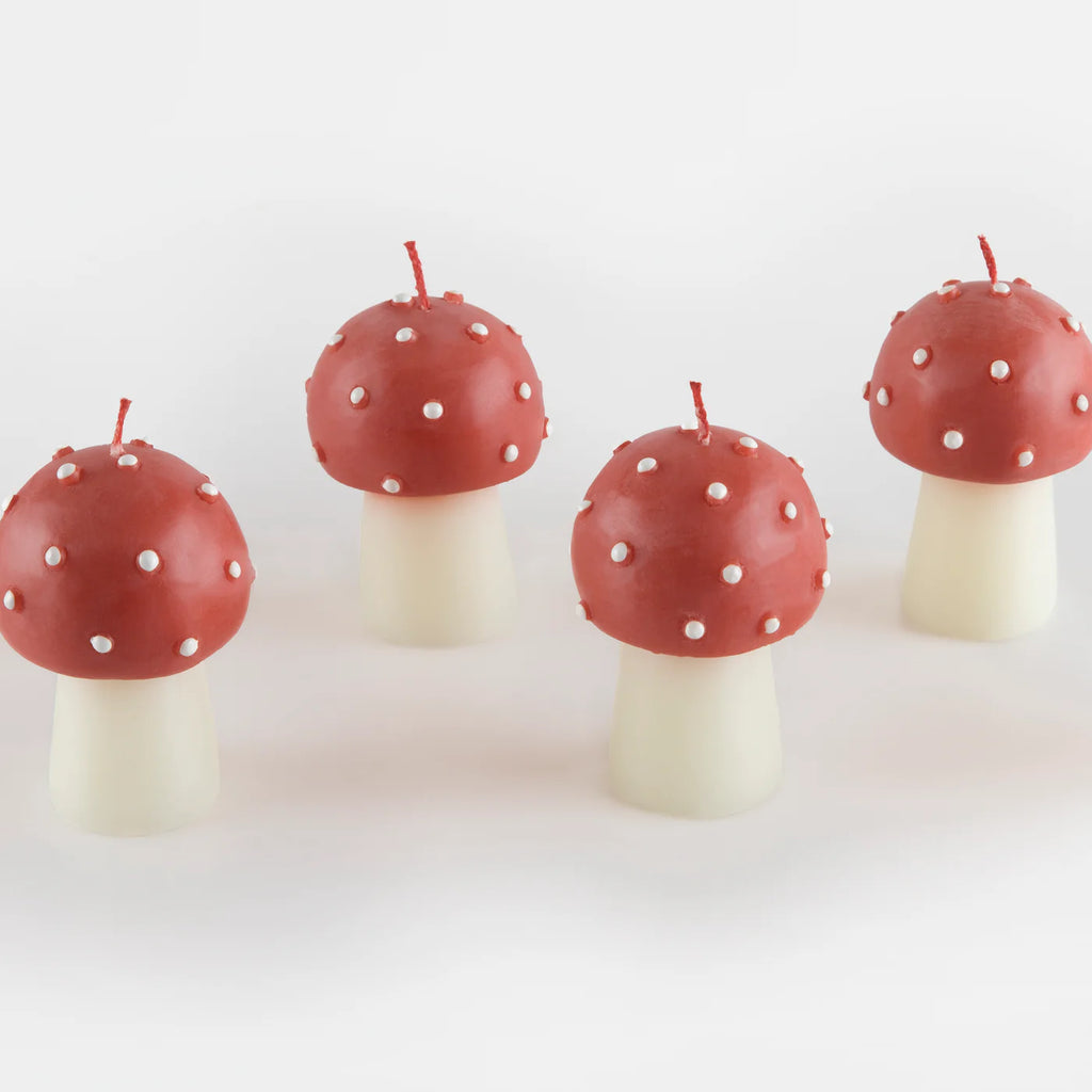 Mini Mushroom Candles by Meri Meri