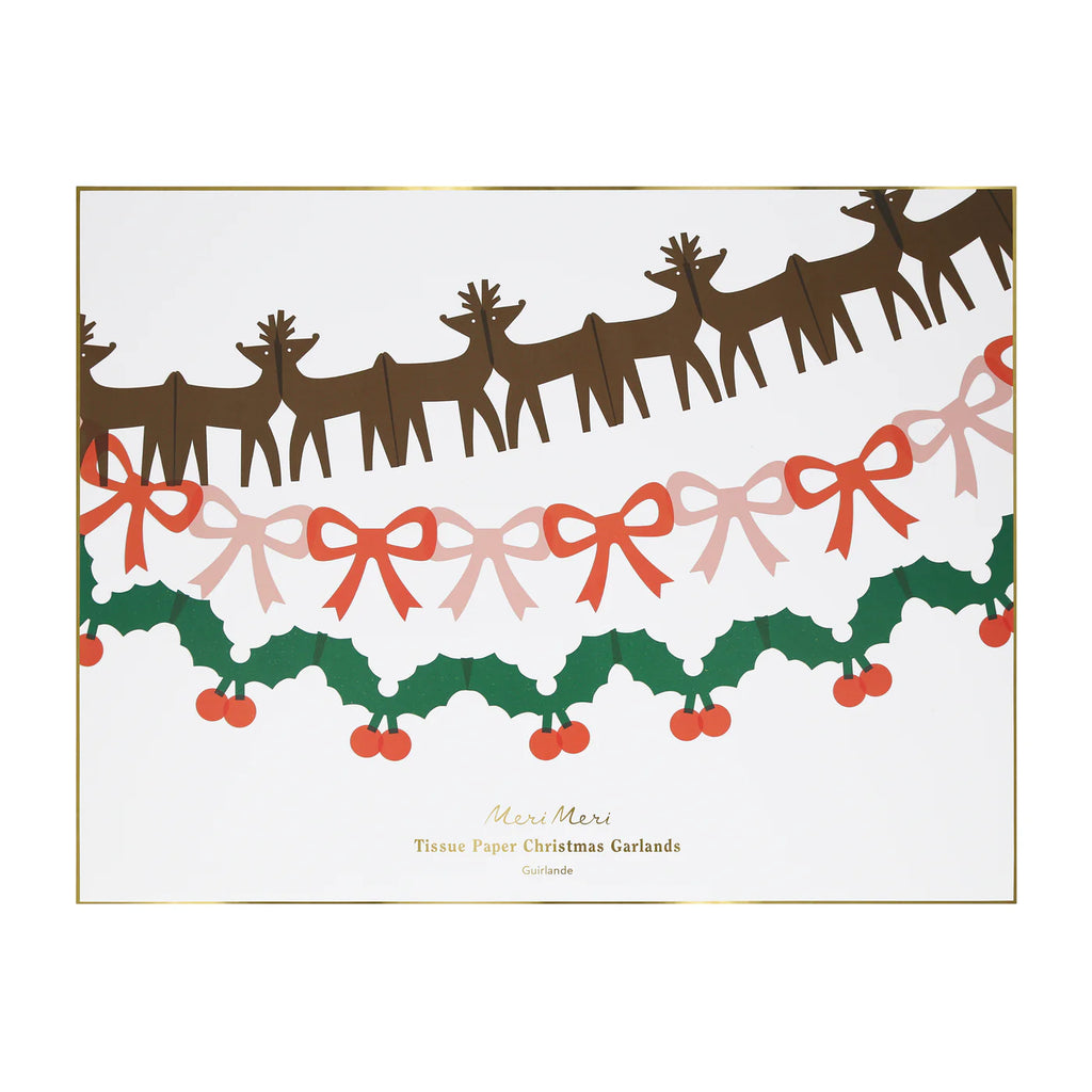 Tissue Paper Christmas Garlands by Meri Meri