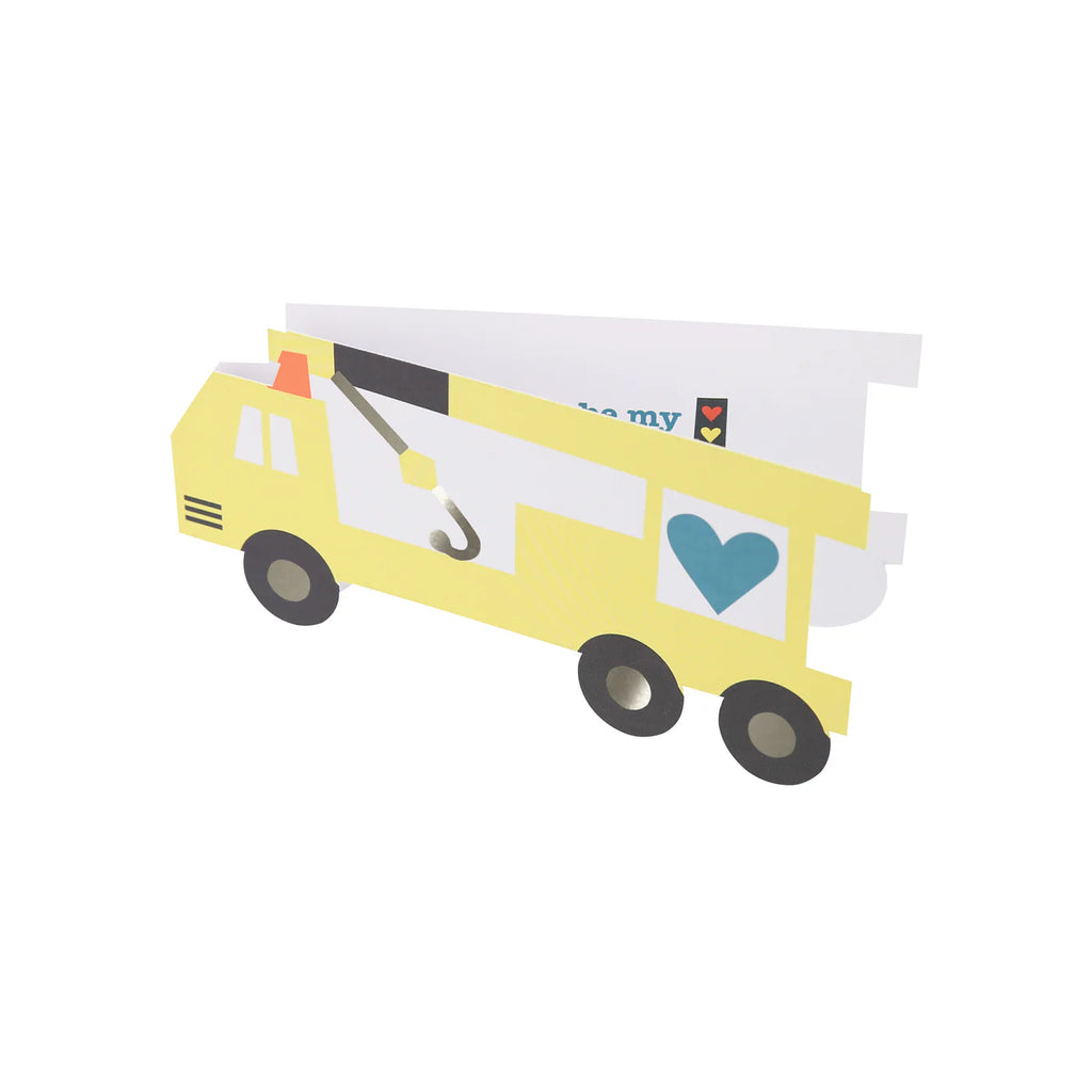 Truck Valentine's Card Set by Meri Meri