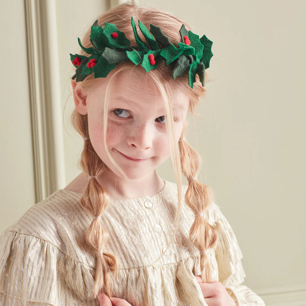 Felt Holly Headband by Meri Meri