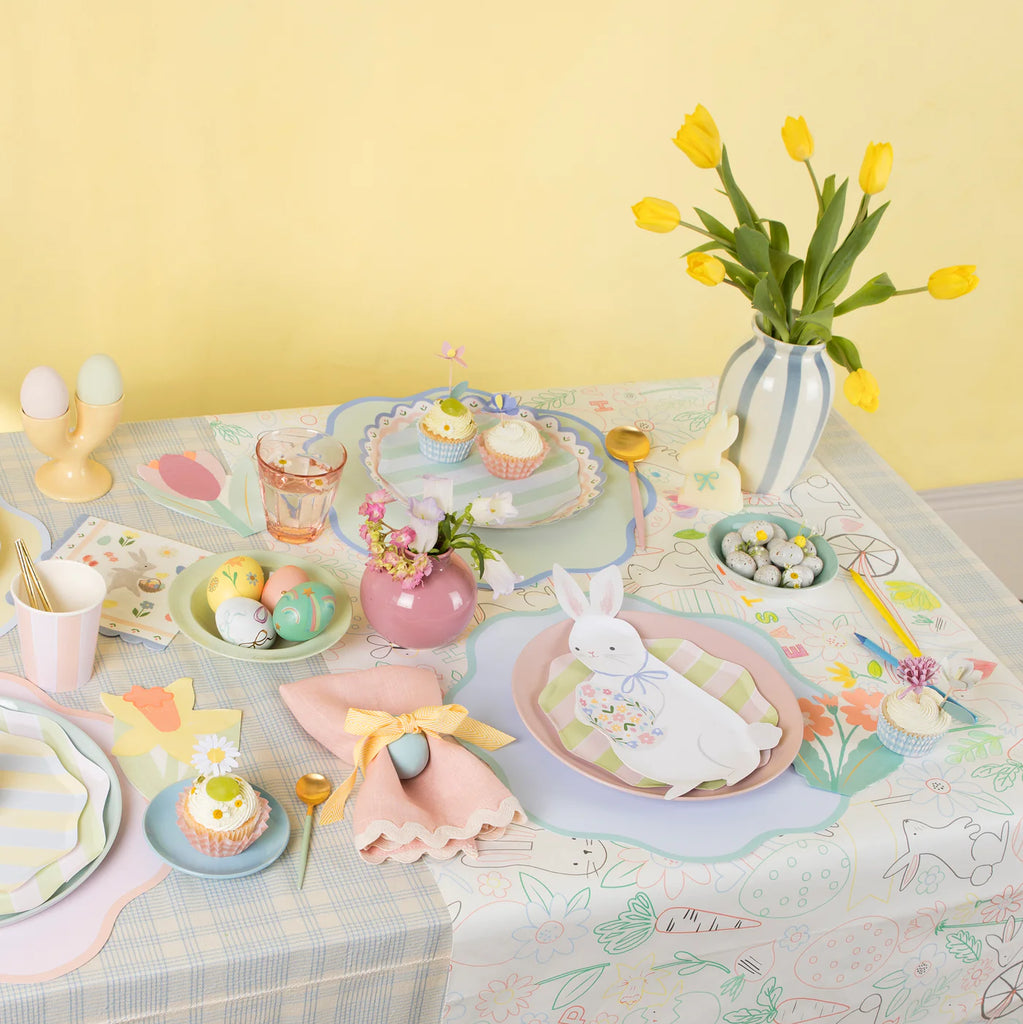 Easter Color In Activity Tablecloth by Meri Meri