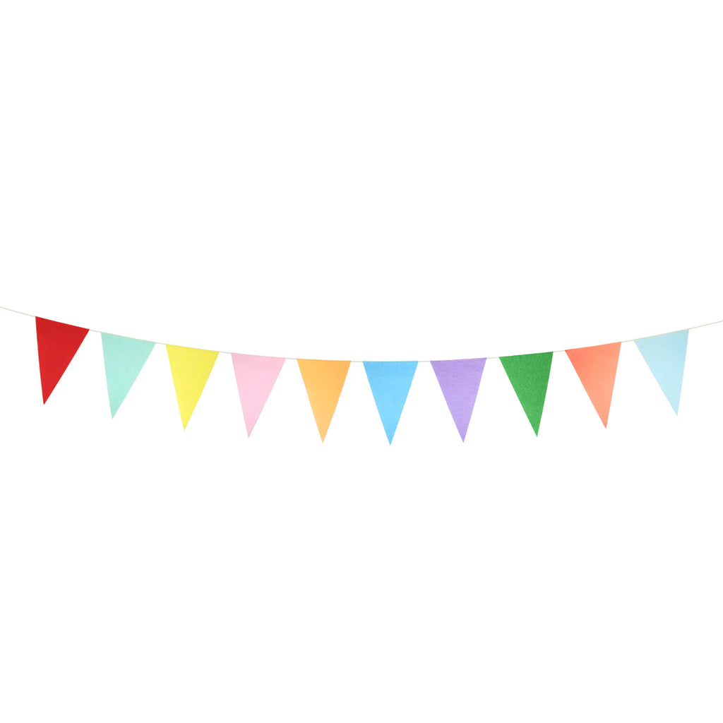 Bright Tissue Flag Garlands by Meri Meri