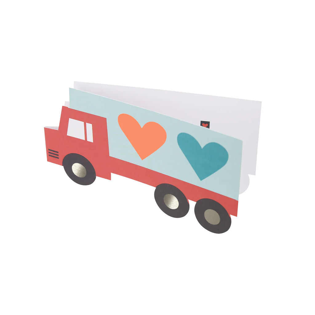 Truck Valentine's Card Set by Meri Meri