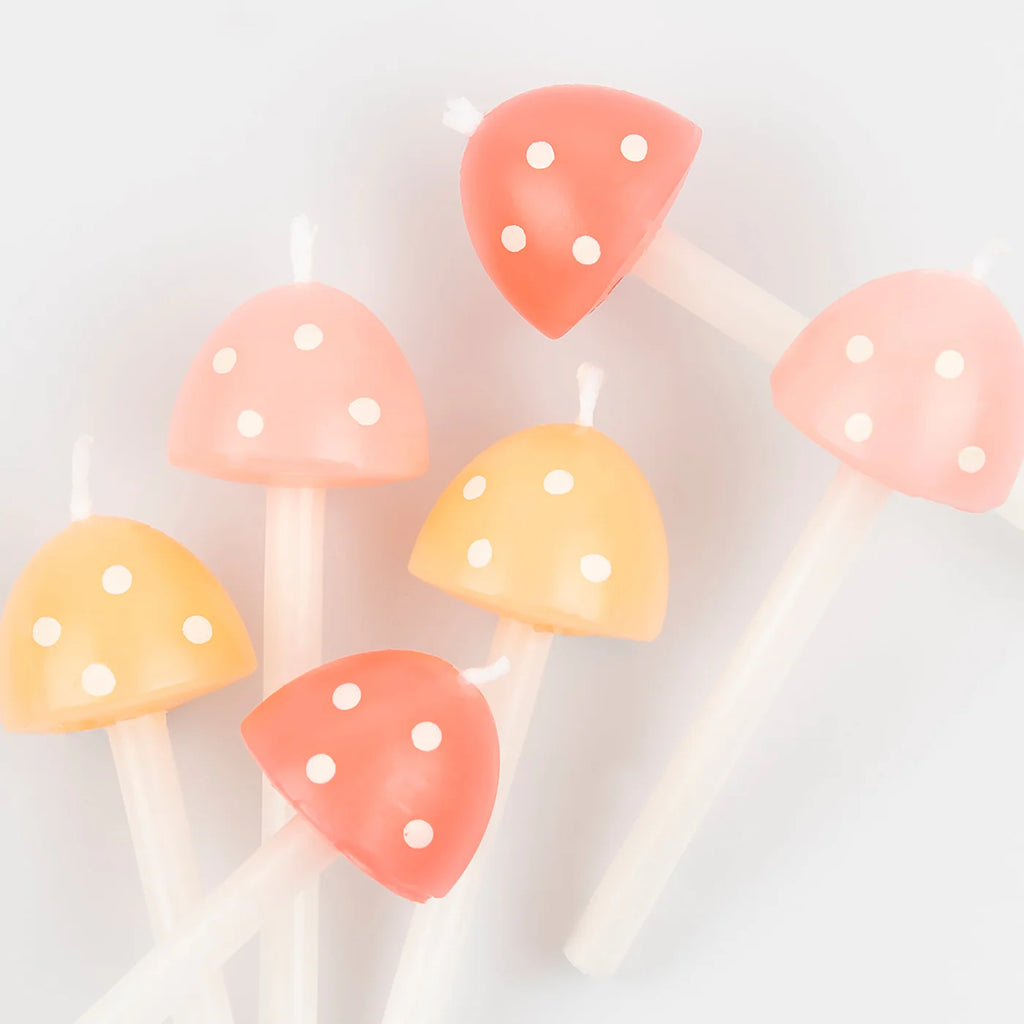 Mushroom Birthday Candles by Meri Meri