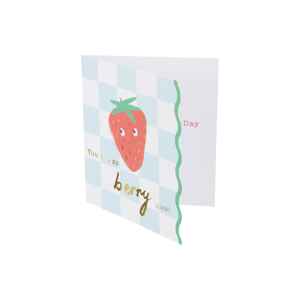 Fruit Basket Valentine's Cards and Erasers Set (x12) by Meri Meri