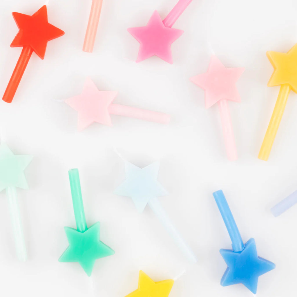 Rainbow Star Candles by Meri Meri