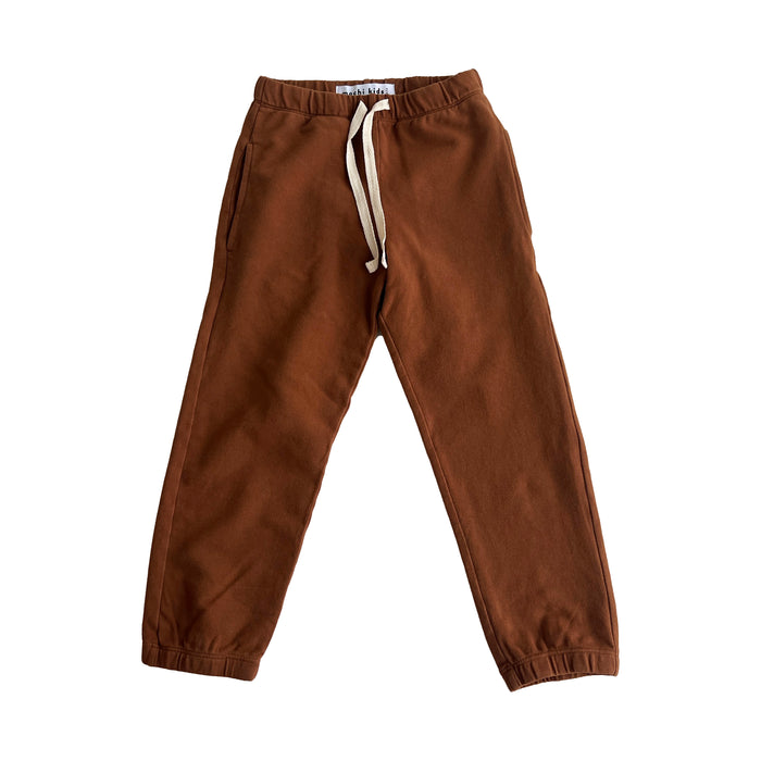 SALE Cocoa Dark Brown Kids Sweatpants by Mochi Kids