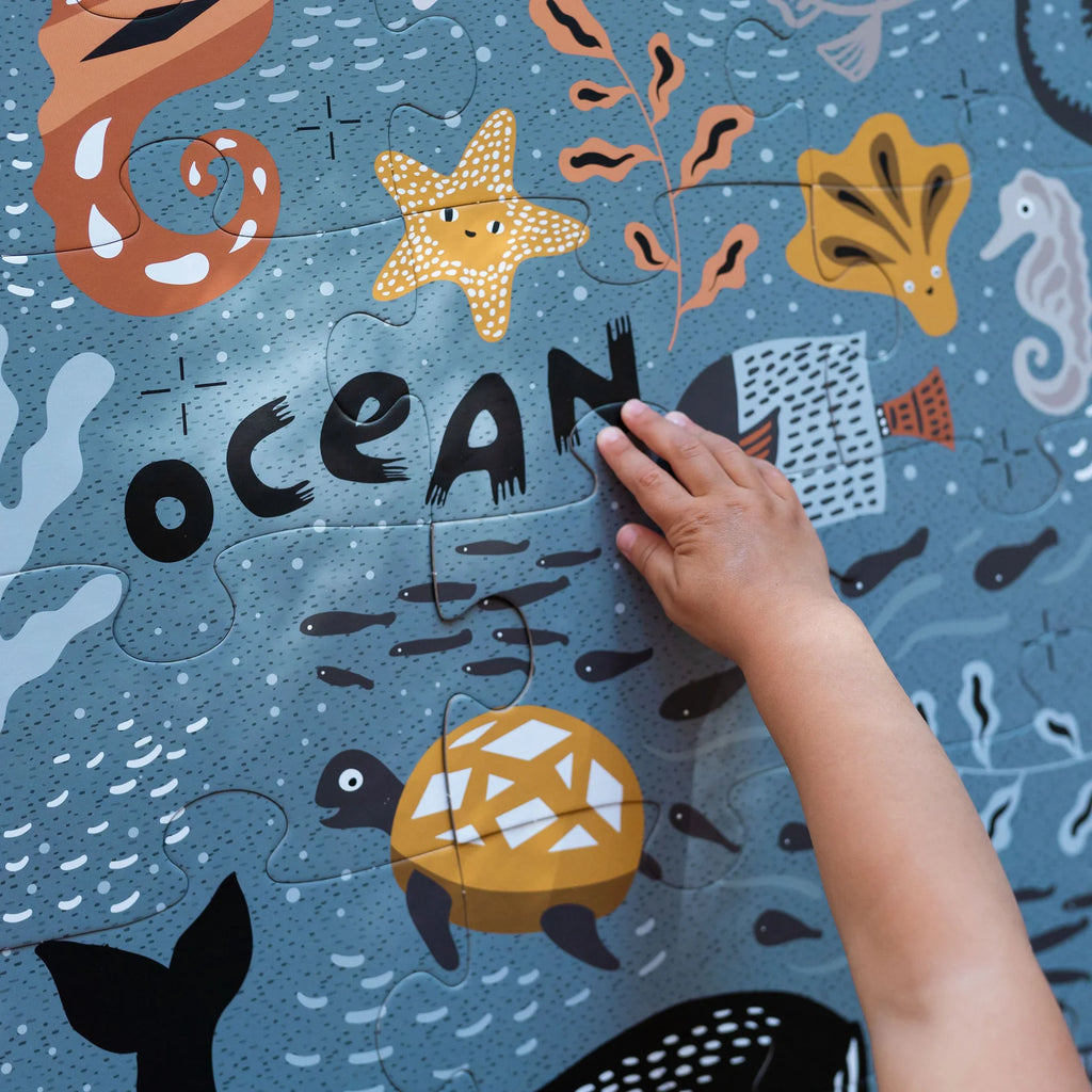 Ocean Life Floor Puzzle by Wee Gallery