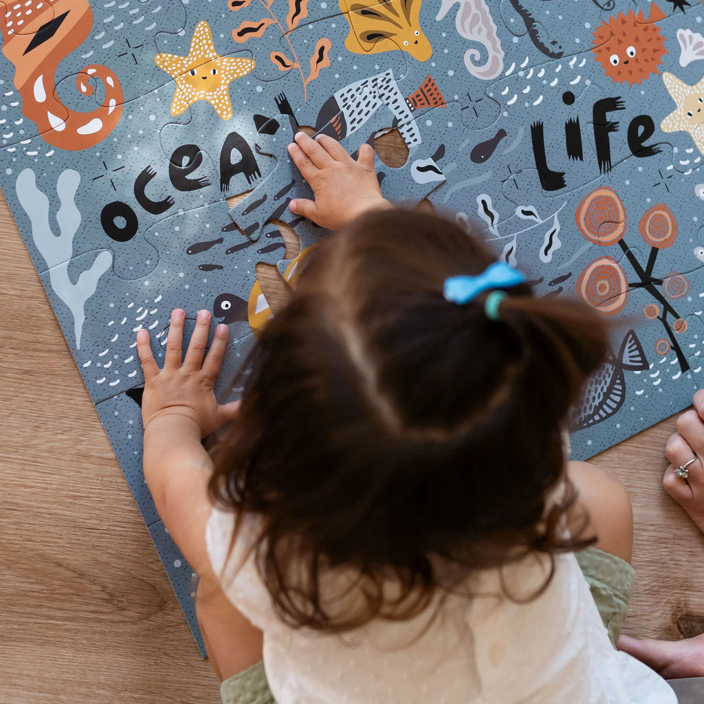 Ocean Life Floor Puzzle by Wee Gallery