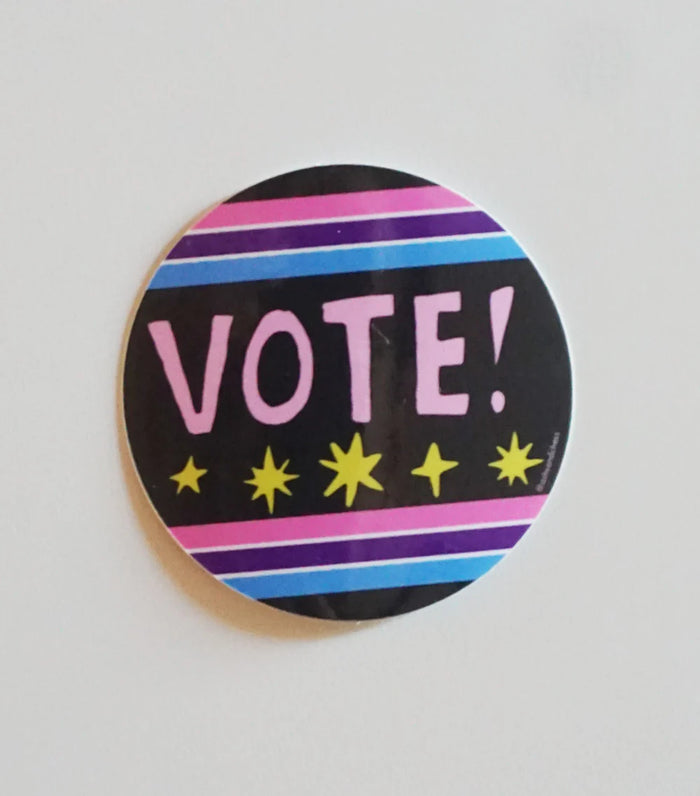 Vote! Sticker by Ash + Chess