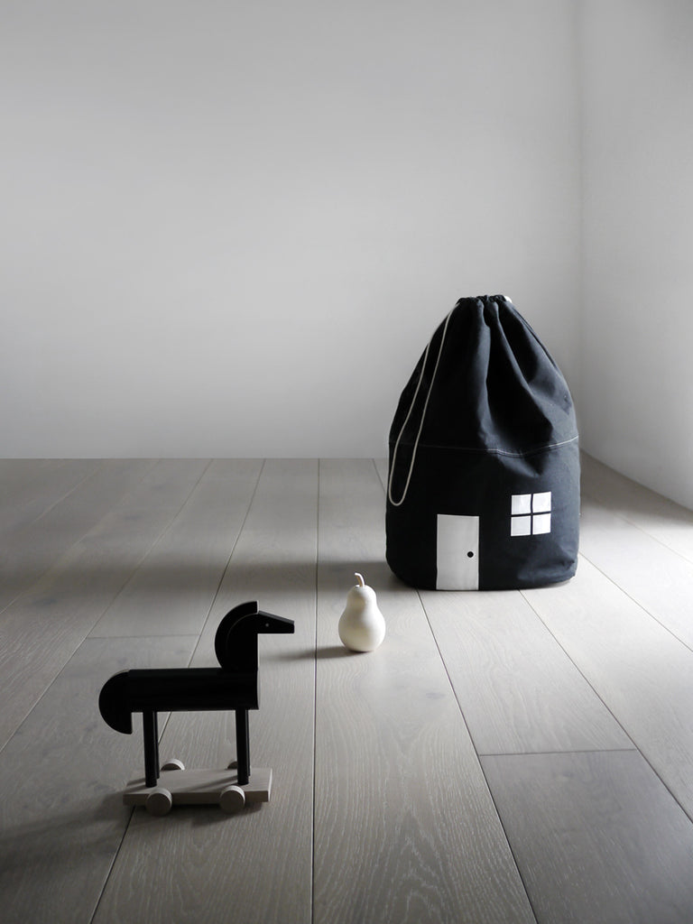 House No.2 Large Organic Storage Bag by Rock & Pebble