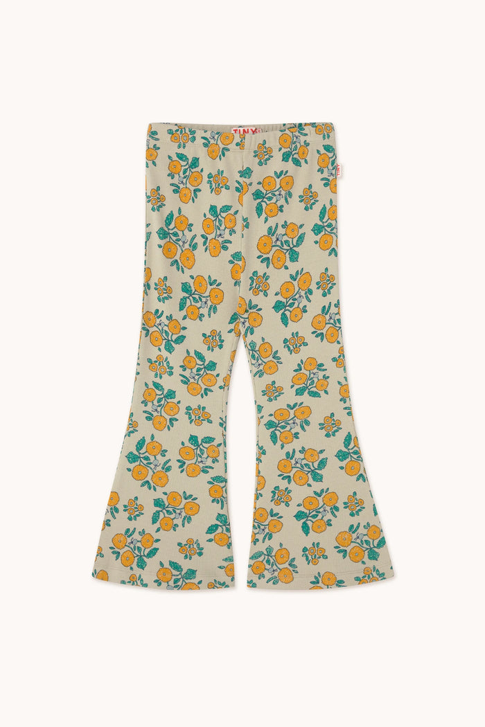 Flowers Rib Pants by Tinycottons