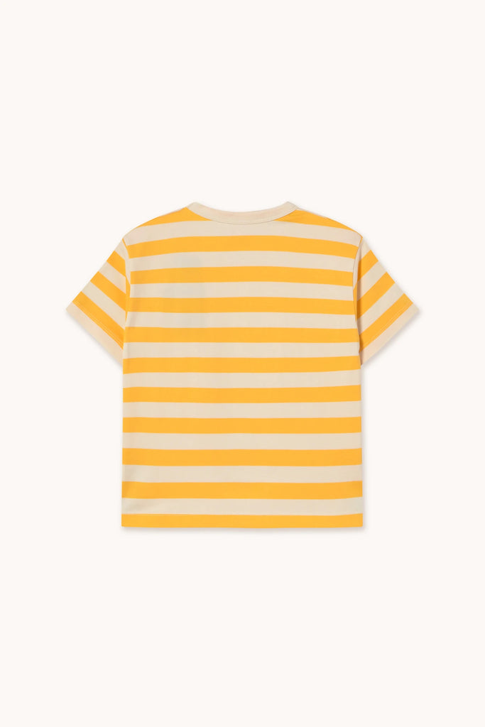 Stripes Tee Yellow/Light Cream by Tinycottons