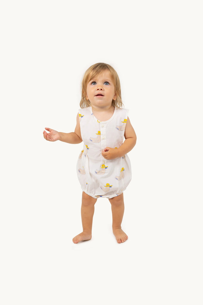 Ducks Woven Bodysuit by Tinycottons