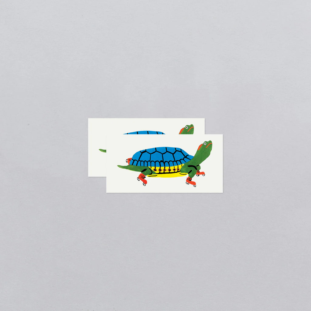 Skater Turtle Temporary Tattoos by Tattly