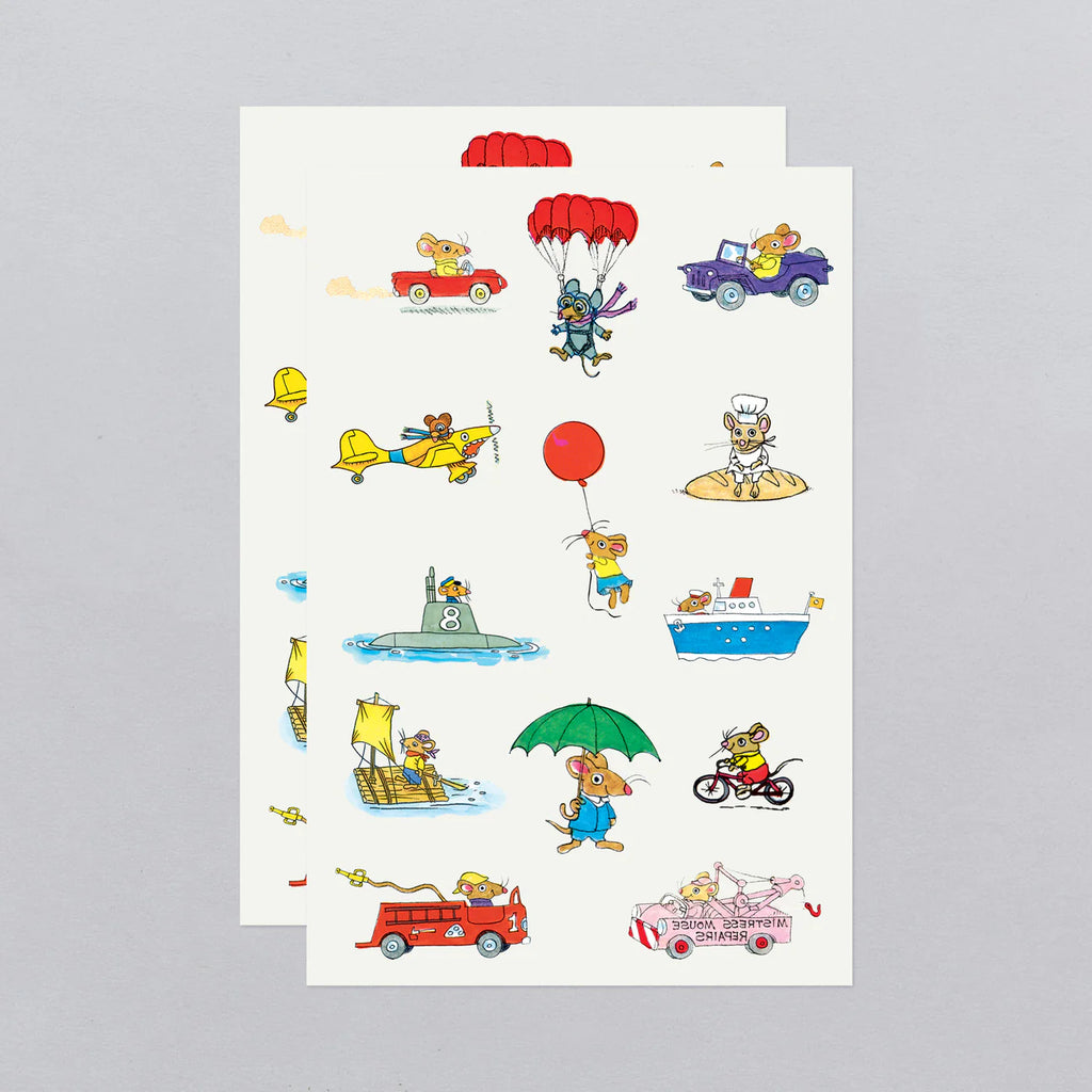 Busy World Mice Tattoo Sheet by Tattly